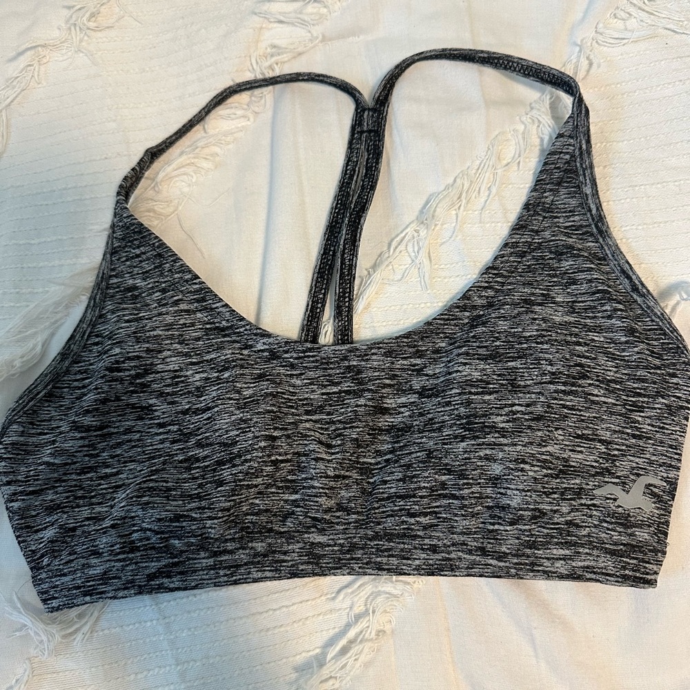 Hollister brand heathered grey sports bra. Size extra small.
